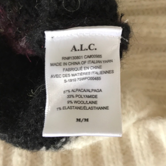 ⭐️HP⭐️A.L.C. Abstract Pattern Oversized Turtleneck - Picture 9 of 10